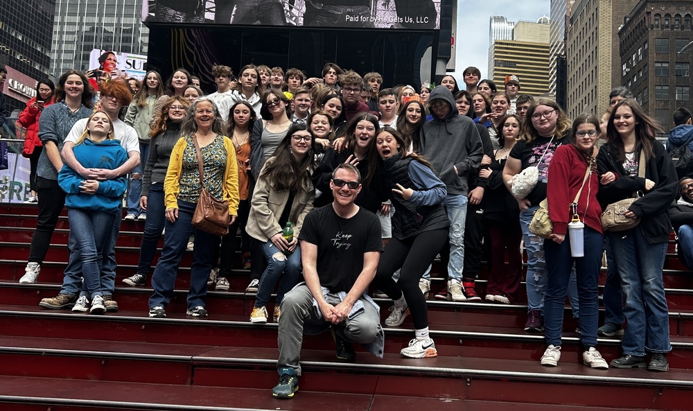 More than 60 Delaware Academy students had the opportunity to go to New York City and  watch Hadestown on Broadway!