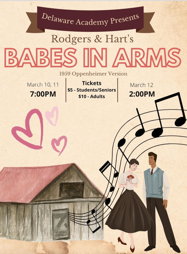 Babes in arms to present soon flyer